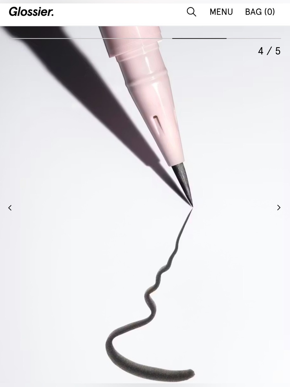 ⭐️BNIB⭐️GLOSSIER~Pro Tip Brush Point Liquid Eyeliner~Black